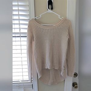 High/low sweater